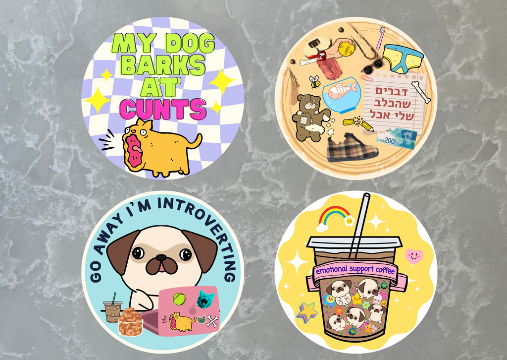 stickers for dog ppl